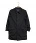 COMME des GARCONS HOMME（コムデギャルソン オム）の古着「ウールトロステンカラーミドルコート/Balmacaan coat」｜ブラック