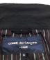 中古・古着 COMME des GARCONS HOMME (コムデギャルソン オム) ウールトロステンカラーミドルコート/Balmacaan coat ブラック サイズ:S：18000円