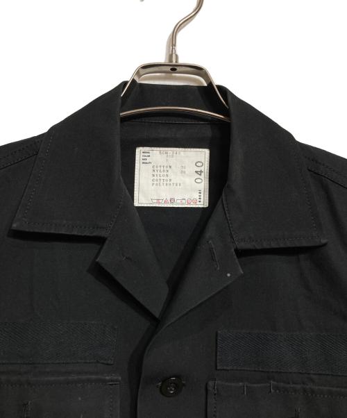 sacai（サカイ）sacai (サカイ) Cotton Oxford x Nylon Twill Shirt/コットンオックスフォード×ナイロンツイルシャツ ブラック サイズ:1の古着・服飾アイテム