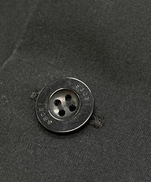 sacai（サカイ）sacai (サカイ) Cotton Oxford x Nylon Twill Shirt/コットンオックスフォード×ナイロンツイルシャツ ブラック サイズ:1の古着・服飾アイテム