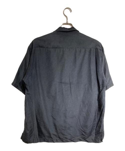 cornier（コルニエ）Cornier (コルニエ) オープンカラーシルクシャツ/Silk open collar shirt ブラック サイズ:Mの古着・服飾アイテム