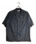 Cornier（コルニエ）の古着「オープンカラーシルクシャツ/Silk open collar shirt」｜ブラック