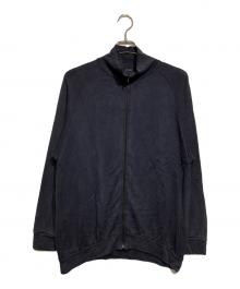 COMOLI（コモリ）の古着「シルクトラックニットジャケット/Silk Track Knit Jacket 」｜ネイビー