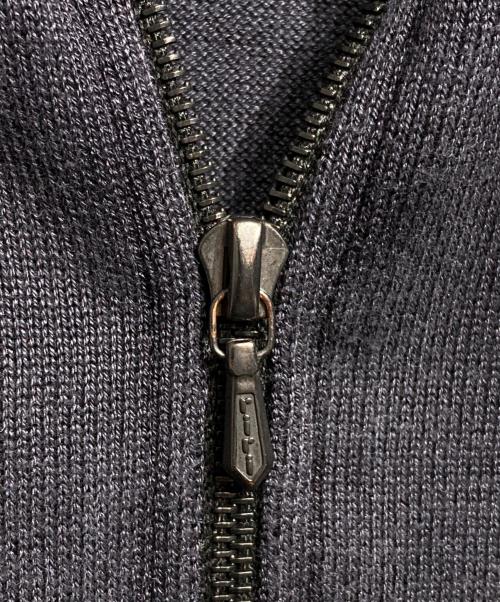COMOLI（コモリ）COMOLI (コモリ) シルクトラックニットジャケット/Silk Track Knit Jacket  ネイビー サイズ:1の古着・服飾アイテム