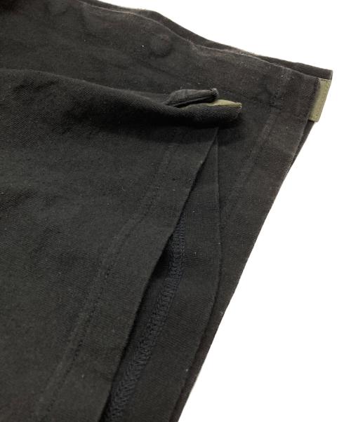 sacai（サカイ）sacai (サカイ) 切替カットソー/Mixed-material top ブラック サイズ:2の古着・服飾アイテム