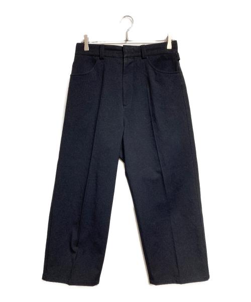 JIL SANDER（ジルサンダー）JIL SANDER (ジルサンダー) クロップドスラックス/Cropped slacks ネイビー サイズ:44の古着・服飾アイテム