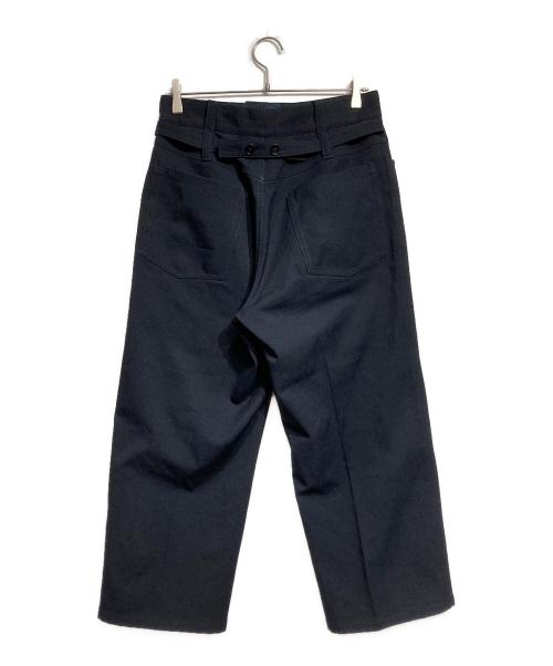JIL SANDER（ジルサンダー）JIL SANDER (ジルサンダー) クロップドスラックス/Cropped slacks ネイビー サイズ:44の古着・服飾アイテム