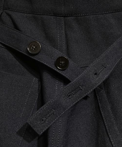 JIL SANDER（ジルサンダー）JIL SANDER (ジルサンダー) クロップドスラックス/Cropped slacks ネイビー サイズ:44の古着・服飾アイテム