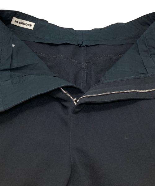JIL SANDER（ジルサンダー）JIL SANDER (ジルサンダー) クロップドスラックス/Cropped slacks ネイビー サイズ:44の古着・服飾アイテム