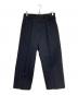 JIL SANDER（ジルサンダー）の古着「クロップドスラックス/Cropped slacks」｜ネイビー