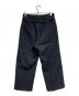 JIL SANDER (ジルサンダー) クロップドスラックス/Cropped slacks ネイビー サイズ:44：14000円