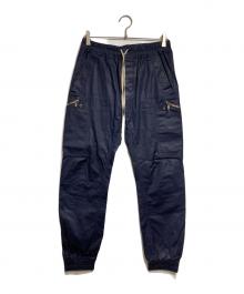RICK OWENS（リックオウエンス）の古着「CARGO JOG/カーゴジョグ」｜ネイビー