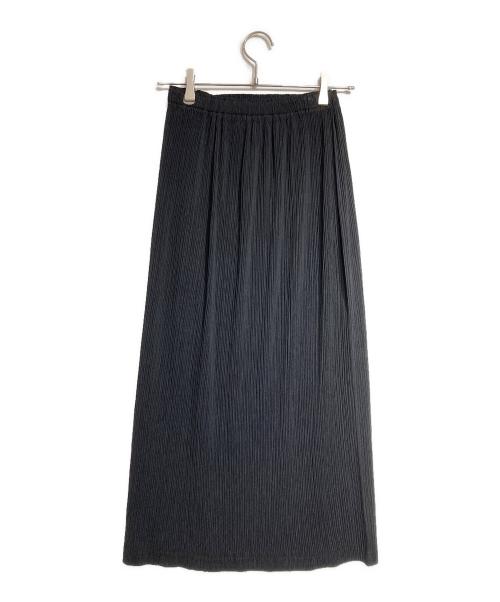 ISSEY MIYAKE（イッセイミヤケ）ISSEY MIYAKE (イッセイミヤケ) プリーツロングスカート/Pleated Long Skirt ブラック サイズ:1の古着・服飾アイテム