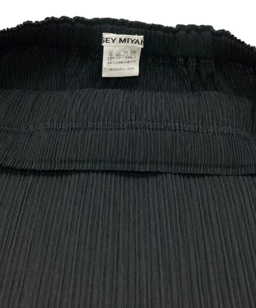 ISSEY MIYAKE（イッセイミヤケ）ISSEY MIYAKE (イッセイミヤケ) プリーツロングスカート/Pleated Long Skirt ブラック サイズ:1の古着・服飾アイテム