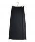 ISSEY MIYAKE（イッセイミヤケ）の古着「プリーツロングスカート/Pleated Long Skirt」｜ブラック