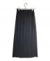 ISSEY MIYAKE (イッセイミヤケ) プリーツロングスカート/Pleated Long Skirt ブラック サイズ:1：18000円
