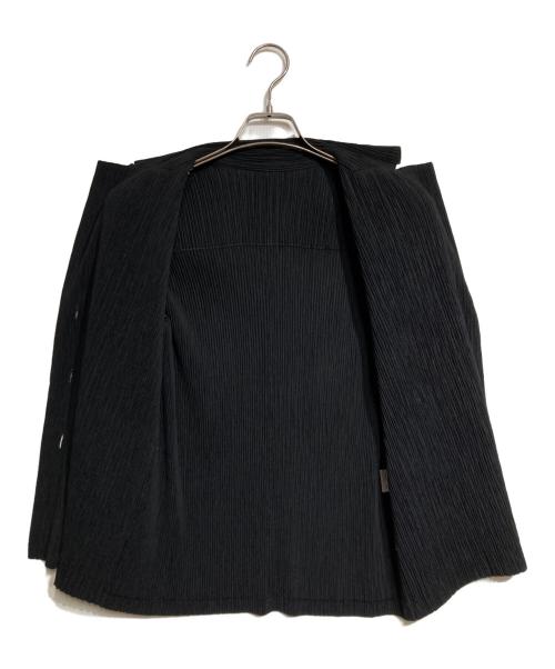 ISSEY MIYAKE（イッセイミヤケ）ISSEY MIYAKE (イッセイミヤケ) プリーツ3Bジャケット/Pleated Jacket ブラック サイズ:2の古着・服飾アイテム