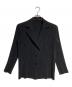 ISSEY MIYAKE（イッセイミヤケ）の古着「プリーツ3Bジャケット/Pleated Jacket」｜ブラック