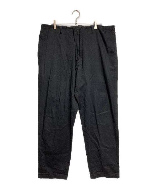 GROUND Y（グラウンドワイ）GROUND Y (グラウンドワイ) 8OZ DENIM STRING PANTS/8オンスデニムストリングパンツ ブラック サイズ:3の古着・服飾アイテム