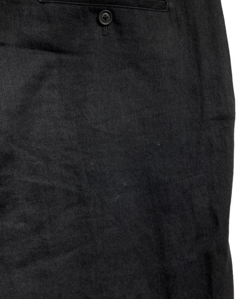 GROUND Y（グラウンドワイ）GROUND Y (グラウンドワイ) 8OZ DENIM STRING PANTS/8オンスデニムストリングパンツ ブラック サイズ:3の古着・服飾アイテム