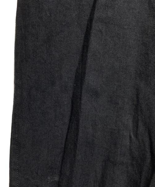 GROUND Y（グラウンドワイ）GROUND Y (グラウンドワイ) 8OZ DENIM STRING PANTS/8オンスデニムストリングパンツ ブラック サイズ:3の古着・服飾アイテム