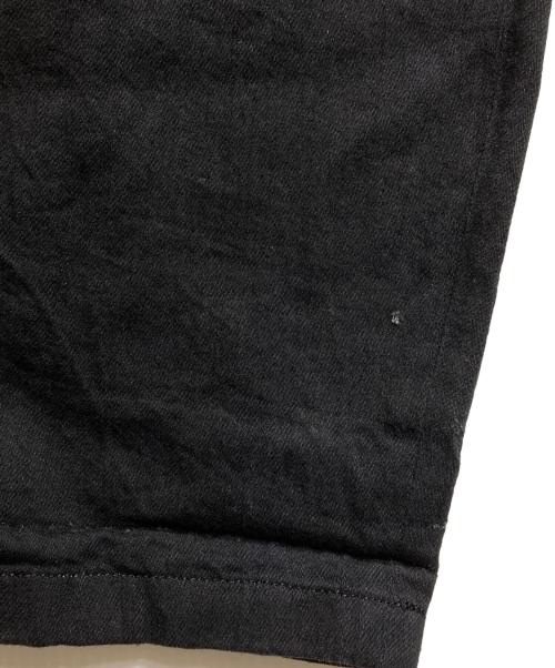 GROUND Y（グラウンドワイ）GROUND Y (グラウンドワイ) 8OZ DENIM STRING PANTS/8オンスデニムストリングパンツ ブラック サイズ:3の古着・服飾アイテム
