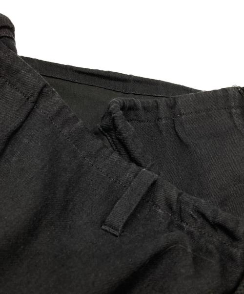 GROUND Y（グラウンドワイ）GROUND Y (グラウンドワイ) 8OZ DENIM STRING PANTS/8オンスデニムストリングパンツ ブラック サイズ:3の古着・服飾アイテム