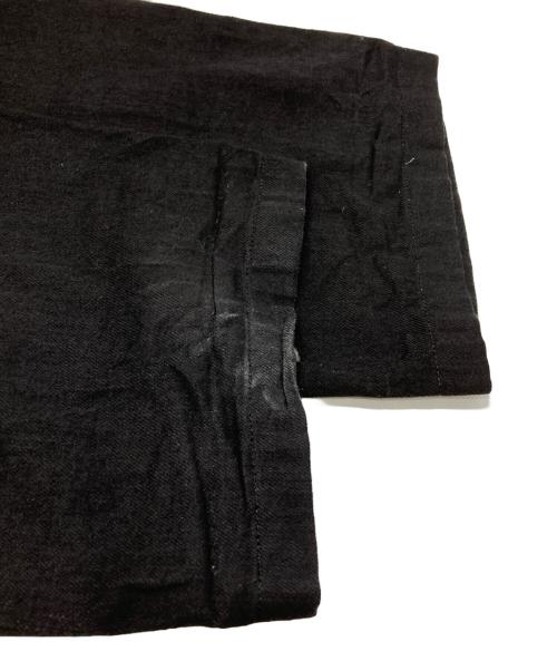 GROUND Y（グラウンドワイ）GROUND Y (グラウンドワイ) 8OZ DENIM STRING PANTS/8オンスデニムストリングパンツ ブラック サイズ:3の古着・服飾アイテム
