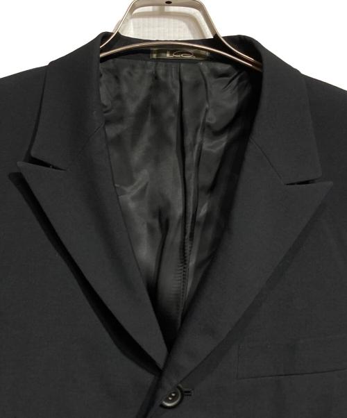 LQ...MEN（エルキューメン）LQ...MEN (エルキューメン) ウールトロピカル3Bジャケット/Wool Tropical 3B Jacket ブラック サイズ:LLの古着・服飾アイテム