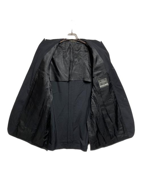 LQ...MEN（エルキューメン）LQ...MEN (エルキューメン) ウールトロピカル3Bジャケット/Wool Tropical 3B Jacket ブラック サイズ:LLの古着・服飾アイテム