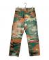 FAF（エフエーエフ）の古着「CAMO AGED DENIM PANTS/カモエイジドデニムパンツ」｜ブラウン×グリーン