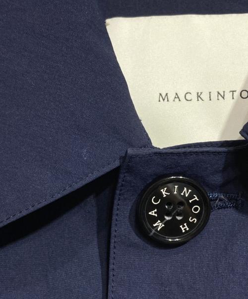 MACKINTOSH（マッキントッシュ）MACKINTOSH (マッキントッシュ) ウールナイロンバルカラーコート/Wool Nylon Bal Collar Coat ネイビー サイズ:36の古着・服飾アイテム