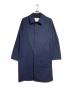 MACKINTOSH（マッキントッシュ）の古着「ウールナイロンバルカラーコート/Wool Nylon Bal Collar Coat」｜ネイビー