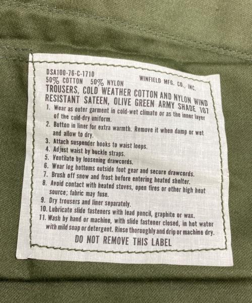 US ARMY（ユーエスアーミー）US ARMY (ユーエスアーミー) M65カーゴパンツ/CargoPants オリーブ サイズ:L-Rの古着・服飾アイテム