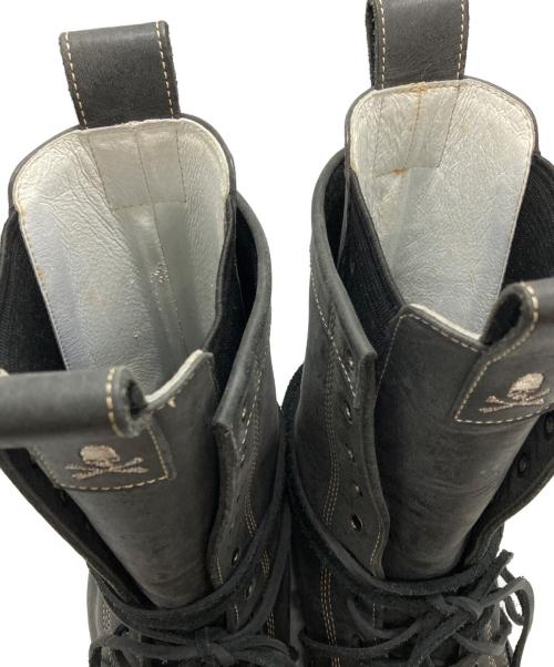 HIROMU TAKAHARA（ヒロムタカハラ）HIROMU TAKAHARA (ヒロムタカハラ) スカル刺繍レースアップブーツ/skull embroidered lace-up boots ブラック サイズ:41の古着・服飾アイテム