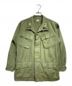US ARMYユーエスアーミー）の古着「4thタイプジャングルファティーグジャケット/U.S. Army Jungle Fatigue Jacket」｜グリーン