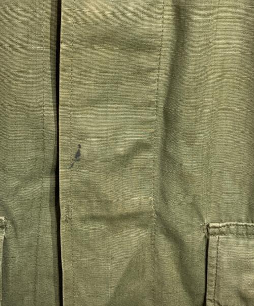 US ARMY（ユーエスアーミー）US ARMY (ユーエスアーミー) 4thタイプジャングルファティーグジャケット/U.S. Army Jungle Fatigue Jacket グリーン サイズ:SMALL-REGULARの古着・服飾アイテム