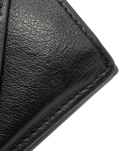 BALENCIAGA（バレンシアガ）BALENCIAGA (バレンシアガ) ペーパーミニコンパクトウォレット/Balenciaga Papier Mini Wallet ブラックの古着・服飾アイテム