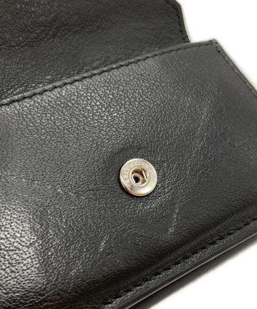 BALENCIAGA（バレンシアガ）BALENCIAGA (バレンシアガ) ペーパーミニコンパクトウォレット/Balenciaga Papier Mini Wallet ブラックの古着・服飾アイテム