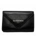 BALENCIAGA（バレンシアガ）の古着「ペーパーミニコンパクトウォレット/Balenciaga Papier Mini Wallet」｜ブラック