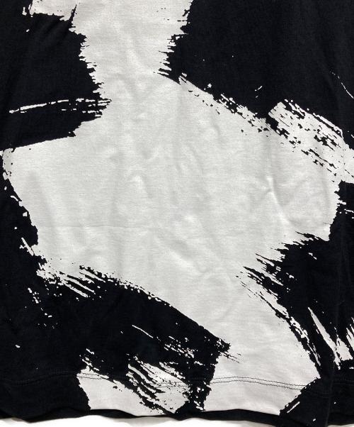 Maison Margiela（メゾンマルジェラ）Maison Margiela (メゾンマルジェラ) カレンダーロゴペンキ加工Tシャツ/paint splatter T-shirt ブラック サイズ:XLの古着・服飾アイテム