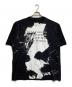 Maison Margiela（メゾンマルジェラ）の古着「カレンダーロゴペンキ加工Tシャツ/paint splatter T-shirt」｜ブラック