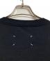 中古・古着 Maison Margiela (メゾンマルジェラ) カレンダーロゴペンキ加工Tシャツ/paint splatter T-shirt ブラック サイズ:XL：18000円