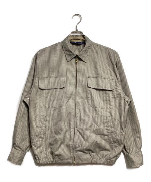 POLO RALPH LAUREN（ポロ・ラルフローレン）POLO RALPH LAUREN (ポロ・ラルフローレン) グレンチェックジップブルゾン/Glen check zip-up blouson グレー サイズ:Mの古着・服飾アイテム