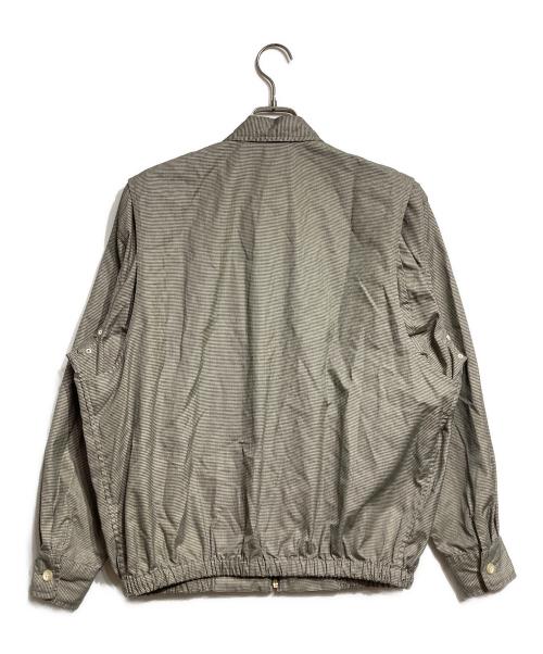 POLO RALPH LAUREN（ポロ・ラルフローレン）POLO RALPH LAUREN (ポロ・ラルフローレン) グレンチェックジップブルゾン/Glen check zip-up blouson グレー サイズ:Mの古着・服飾アイテム