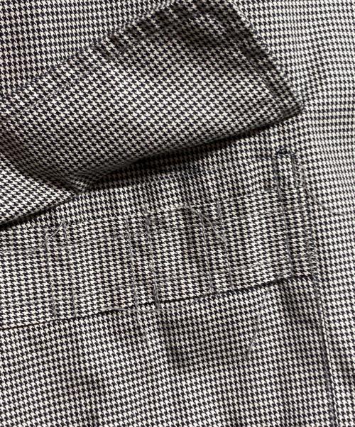 POLO RALPH LAUREN（ポロ・ラルフローレン）POLO RALPH LAUREN (ポロ・ラルフローレン) グレンチェックジップブルゾン/Glen check zip-up blouson グレー サイズ:Mの古着・服飾アイテム