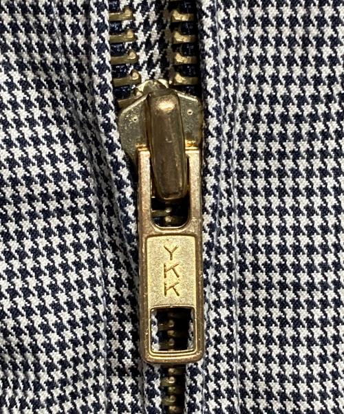 POLO RALPH LAUREN（ポロ・ラルフローレン）POLO RALPH LAUREN (ポロ・ラルフローレン) グレンチェックジップブルゾン/Glen check zip-up blouson グレー サイズ:Mの古着・服飾アイテム