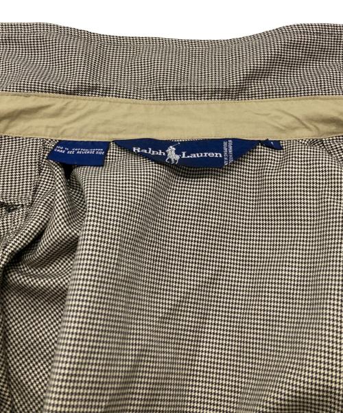 POLO RALPH LAUREN（ポロ・ラルフローレン）POLO RALPH LAUREN (ポロ・ラルフローレン) グレンチェックジップブルゾン/Glen check zip-up blouson グレー サイズ:Mの古着・服飾アイテム