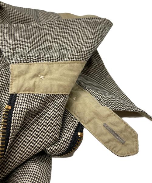 POLO RALPH LAUREN（ポロ・ラルフローレン）POLO RALPH LAUREN (ポロ・ラルフローレン) グレンチェックジップブルゾン/Glen check zip-up blouson グレー サイズ:Mの古着・服飾アイテム