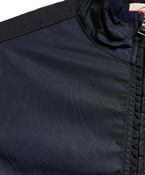 PRADA（プラダ）PRADA (プラダ) ナイロン×スウェット切替トラックジャケット/Track jacket ネイビー サイズ:Sの古着・服飾アイテム
